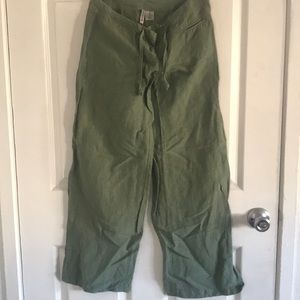Jade Linen Pants